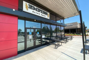 Empire Slice House in Nichols Hills district of OKC has outdoor patio dining at 1 of the best OKC restaurants with patio.
